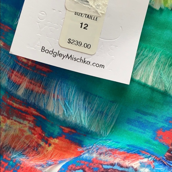 Belle Badgley Mischka NWT Fringe Dress - Picture 7 of 8